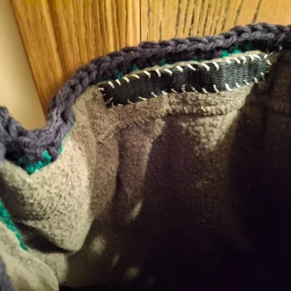 Handmade Philadelphia Eagles Granny Square Crossbody Bag - Picture 5 of 5